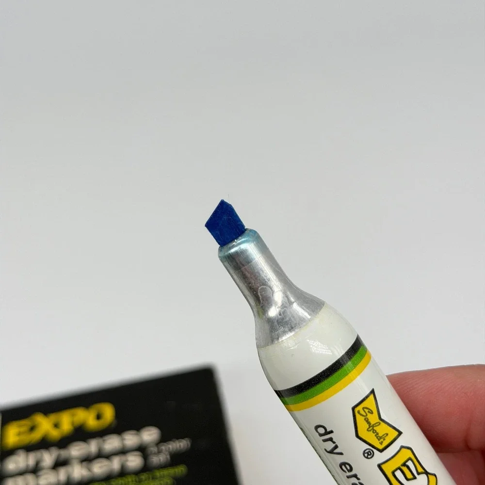 Vintage Sanford Expo Dry Erase Markers 4 Color Set 83074 Metal Barrel SMELLY